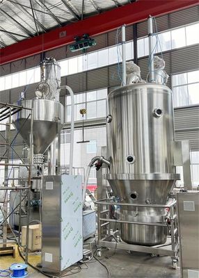 CE Rapid Fluid Bed Dryer Pharmaceutical Powder Fluidized Bed Drying Process