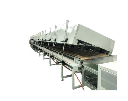 Continuous Drying Machine Tunnel Dehydrator Microwave Belt For Insulation Board