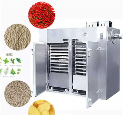 400kg/Batch Industrial Tray Dryer Hot Air Drying Oven Auto  Spice Drying Machine