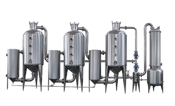 83t/H Triple Effect Evaporator Industrial Extraction Equipment For Food Pharmaceutical